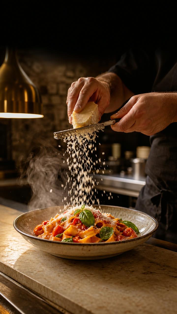 Restaurant short-form video concept still